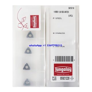 Original Tungaloy 11IRM AH725 Carbide Insert | Stainless Steel & More (10 PCS) 11IRM 1.50 ISO AH725