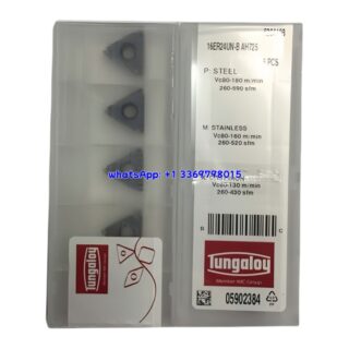 Original Tungaloy 16ER24UN-B AH725 Carbide Insert | Stainless Steel & More (10 PCS)