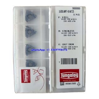 Original Tungaloy 16IR14NPT-B AH725 Carbide Insert | Stainless Steel & More (10 PCS)