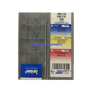 Original Iscar 16IRM12UN IC908 Carbide Turning Insert | Heat-Resistant Alloys (10 PCS)
