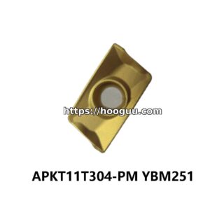 Original ZCC-CT APKT11T304-PM YBM251 Carbide Milling Insert - Parallelogram 85° | Steel & More (10 PCS)