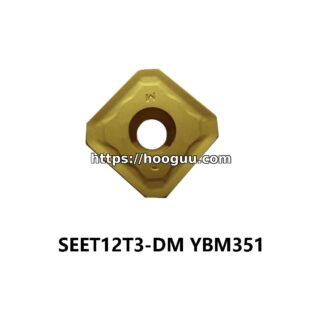 Original ZCC-CT SEET12T3-DM YBM351 Carbide Milling Insert - Square | Steel, Stainless Steel (10 PCS)