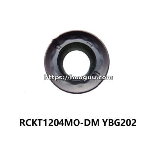 Original ZCC-CT RCKT1204MO-DM YBG202 Carbide Milling Insert - Round | Steel, Stainless Steel (10 PCS)