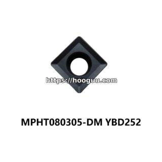 Original ZCC-CT MPHT080305-DM YBD252 Carbide Milling Insert - Diamond 86° | Steel & More (10 PCS)