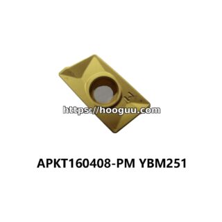 Original ZCC-CT APKT160408-PM YBM251 Carbide Milling Insert - Parallelogram 85° | Steel, Stainless Steel (10 PCS)