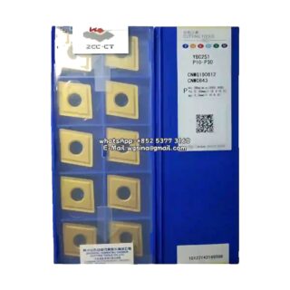 Original ZCC-CT CNMG190612 YBC251 Carbide Insert - Diamond 80° | Steel & More (10 PCS)