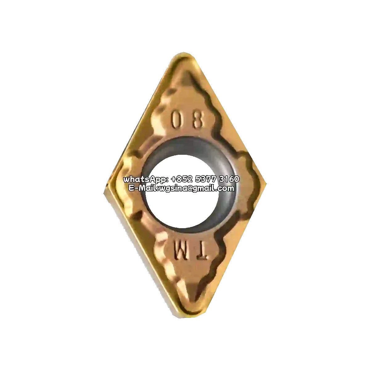 HardStone DCMT11T304-TM HS7225 Diamond 55° Steel DCMT421