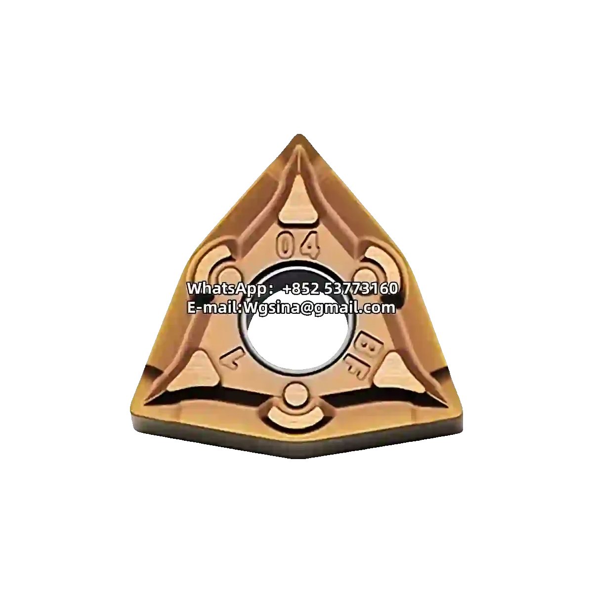 HardStone WNMG080412-BM HS7225 Trigon 80° Steel WNMG333