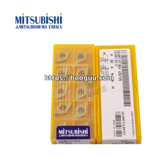 Original Mitsubishi DCMT11T302 US735 Carbide Turning Insert - Diamond 55° | Steel (10 PCS)