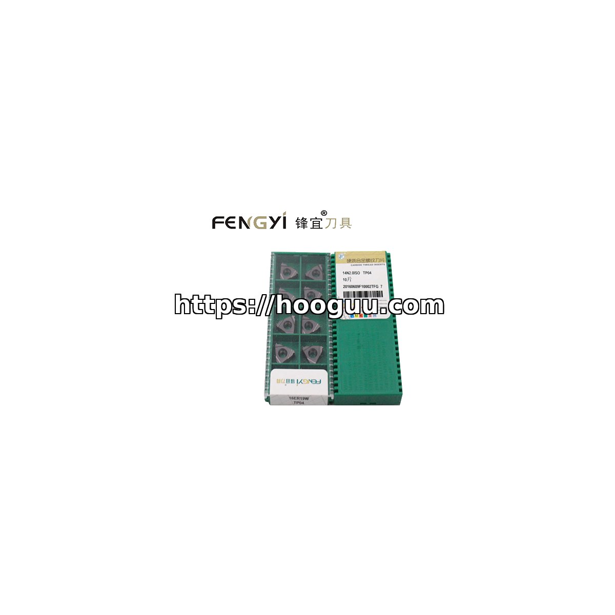 Original Fengyi 16ER19W Carbide Insert | Steel & More (10 PCS) TP04 16ER19W TP04