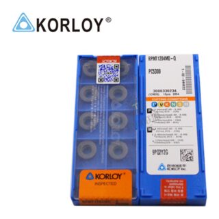 Original Korloy RPMT1204MO-Q PC5300 Carbide Milling Insert - Round | Steel (10 PCS)