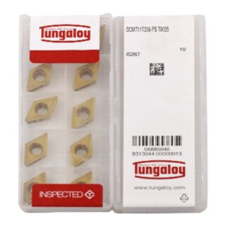 Original Tungaloy DCMT11T308-PS T9025 Carbide Turning Insert - Diamond 55° (10 PCS)