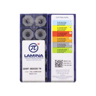 Original Lamina ODMT060508-TN Carbide Insert - Octagonal (10 PCS) LT30 ODMT060508-TN LT30