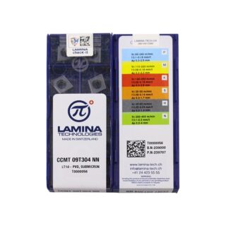 Original Lamina CCMT09T304-NN Carbide Insert - Diamond 80° (10 PCS) LT10 CCMT09T304-NN LT10