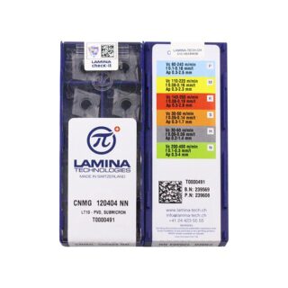 Original Lamina CNMG120404-NN Carbide Insert - Diamond 80° (10 PCS) LT10 CNMG120404-NN LT10
