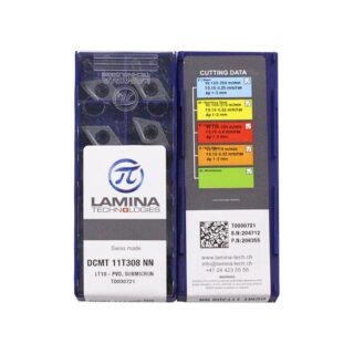 Original Lamina DCMT11T308-NN Carbide Insert - Diamond 55° (10 PCS) LT10 DCMT11T308-NN LT10