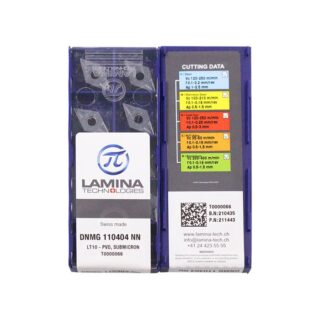 Original Lamina DNMG110404-NN Carbide Insert - Diamond 55° (10 PCS) LT10 DNMG110404-NN LT10
