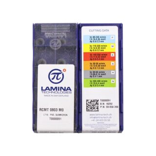 Original Lamina RCMT0803MO Carbide Insert - Round (10 PCS) LT10 RCMT0803MO LT10