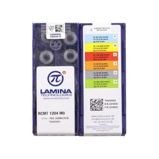 Original Lamina RCMT1204MO Carbide Insert - Round (10 PCS) LT10 RCMT1204MO LT10