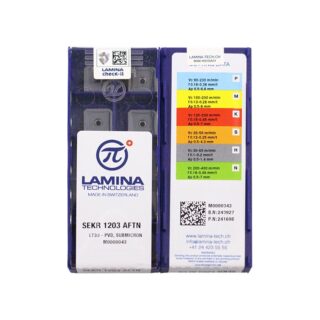 Original Lamina SEKR1203AFTN Carbide Insert - Square (10 PCS) LT30 SEKR1203AFTN LT30