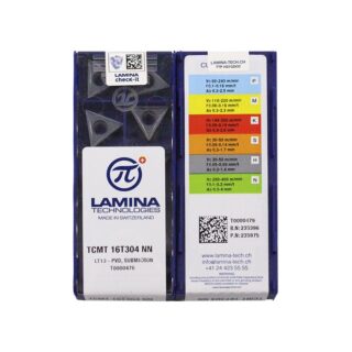Original Lamina TCMT16T304-NN Carbide Insert - Triangle (10 PCS) LT10 TCMT16T304-NN LT10