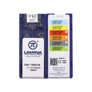 Original Lamina TCMT110204-NN Carbide Insert - Triangle (10 PCS) LT10 TCMT110204-NN LT10
