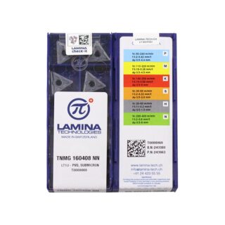 Original Lamina TNMG160408-NN Carbide Insert - Triangle (10 PCS) LT10 TNMG160408-NN LT10