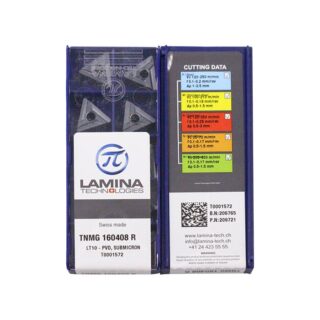 Original Lamina TNMG160408R Carbide Insert - Triangle (10 PCS) LT10 TNMG160408R LT10