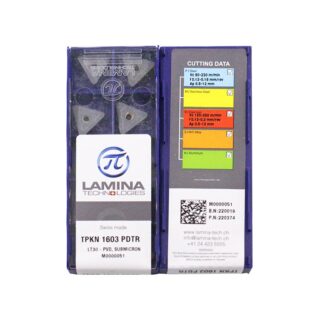 Original Lamina TPKN1603PDTR Carbide Insert - Triangle (10 PCS) LT30 TPKN1603PDTR LT30