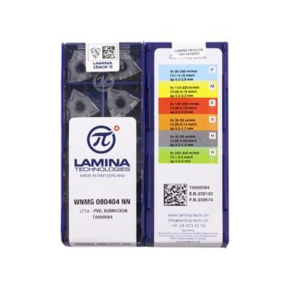 Original Lamina WNMG080404-NN Carbide Insert - Trigon 80° (10 PCS) LT10 WNMG080404-NN LT10