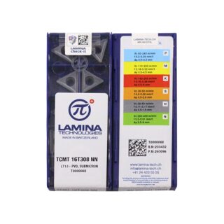 Original Lamina TCMT16T308-NN Carbide Insert - Triangle (10 PCS) LT10 TCMT16T308-NN LT10