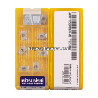 Original Mitsubishi APMT1135PDER-M2 TED128 Carbide Milling Insert - Parallelogram 85° (10 PCS)