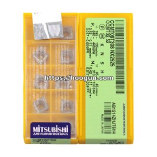 Original Mitsubishi CCMT09T308 NX2525 Carbide Turning Insert - Diamond 80° | Steel (10 PCS)