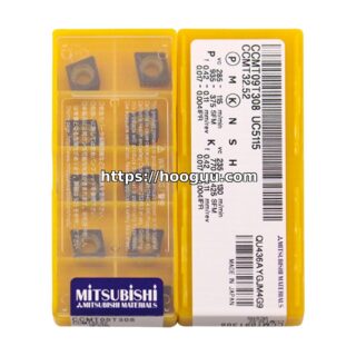Original Mitsubishi CCMT09T308 UC5115 Carbide Turning Insert - Diamond 80° | Steel (10 PCS)