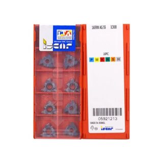 Original Iscar 16ERMAG55 IC908 Carbide Insert | Heat-Resistant Alloys (10 PCS)