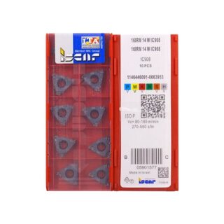 Original Iscar 16IRM14W IC908 Carbide Insert | Heat-Resistant Alloys (10 PCS)