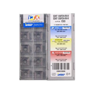 Original Iscar SDMT1205PDNR-MM IC928 Carbide Milling Insert - Square (10 PCS)