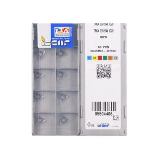 Original Iscar TPGX090204L Carbide Turning Insert - Triangle (10 PCS) IC20 TPGX090204L IC20
