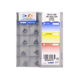 Original Iscar TPGX110304L Carbide Turning Insert - Triangle (10 PCS) IC20N TPGX110304L IC20N