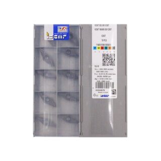 Original Iscar VCMT160408-SM IC907 Carbide Turning Insert - Diamond 35° | Stainless Steel & More (10 PCS)