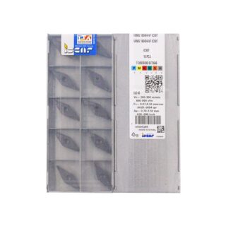 Original Iscar VNMG160404-NF IC907 Carbide Turning Insert - Diamond 35° | Stainless Steel & More (10 PCS)
