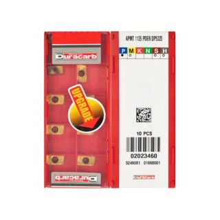 Original Duracarb APMT1135PDER DP5320 Carbide Milling Insert - Parallelogram 85° (10 PCS)