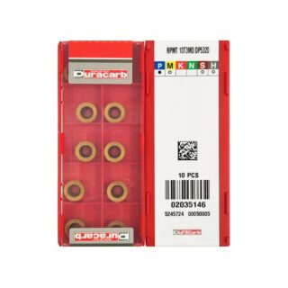 Original Duracarb RPMT10T3MO DP5320 Carbide Milling Insert - Round (10 PCS)