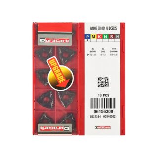 Original Duracarb WNMG080404-46 DC9025 Carbide Turning Insert - Trigon 80° (10 PCS)