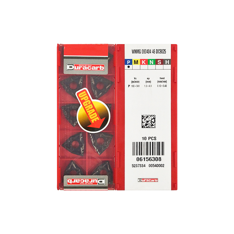 CNC WNMG080404-46 DC9025 Carbide Turning Insert - Trigon 80° | Steel & More (10 PCS)