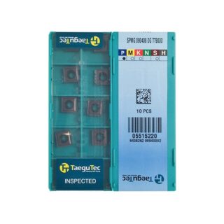 Original TaeguTec SPMG090408-DG TT9030 Carbide Insert - Square (10 PCS)