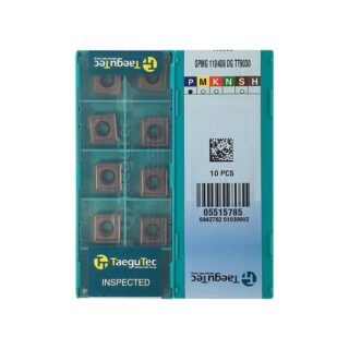 Original TaeguTec SPMG110408-DG TT9030 Carbide Insert - Square (10 PCS)