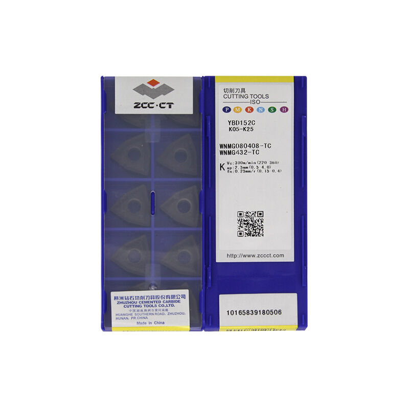 ZCC WNMG080408-TC YBD152 Carbide Turning Insert - Trigon 80° | Steel & More (10 PCS)