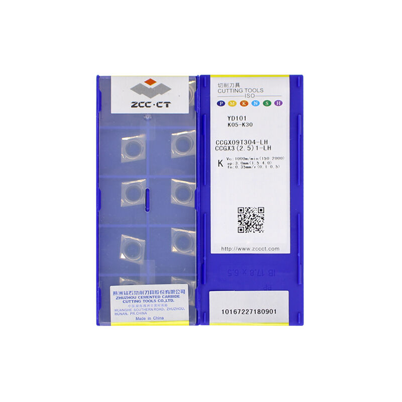 ZCC CCGX09T304-LH YD101 Carbide Turning Insert - Diamond 80° | Steel & More (10 PCS)