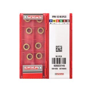 Original Duracarb RPMW1003MO DP5320 Carbide Milling Insert - Round (10 PCS) NEW RPMW1003MO DP5320 NEW